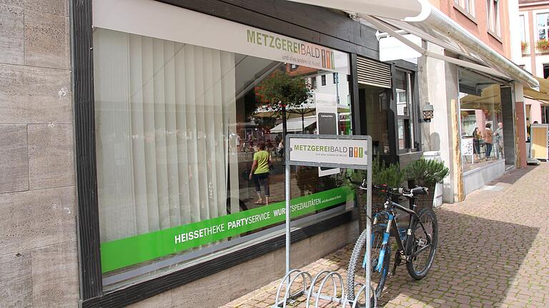 Die Wernfelder Metzgerei Bald schließt ihre Filiale am Marktplatz in Gemünden.