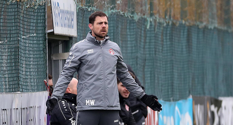 Kickers-Trainer Marco Wildersinn stellte nach der vierten Testspielniederlage fest: 'Wir müssen uns jeden Tag alles von Neuem erarbeiten.'