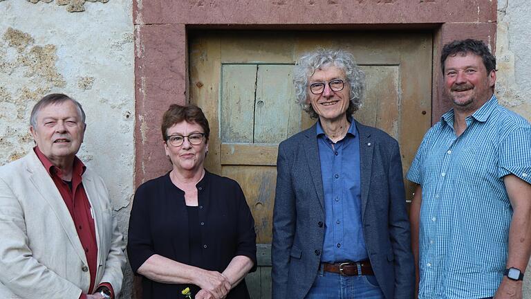 Der Vorstand des Förderkreises ehemalige Synagoge Laudenbach (von links): Karl-Heinz Stumpf, Kerstin Sattes, Georg Schirmer, Peter Kretzinger.