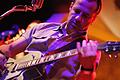 Die Rockabilly-Band Boppin'B bei einem Auftritt vor der Pandemie im Stattbahnhof. Bei der Kulturnacht digital am 30. April ist sie auch dabei.
