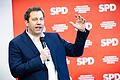 Dialogkonferenz zum SPD-Mitgliedervotum       -  SPD-Chef Klingbeil warnt vor einem Scheitern des Koalitionsvertrags.