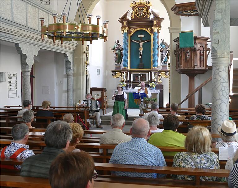 Das Geistliche Singen mit den Sameds in der Dorfkirche fand großen Anklang