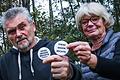 Thomas Dietzel und Sigrid Anschütz-Kestler engagieren sich bei den 'Omas gegen Rechts' – respektive den 'Opas gegen Rechts'.