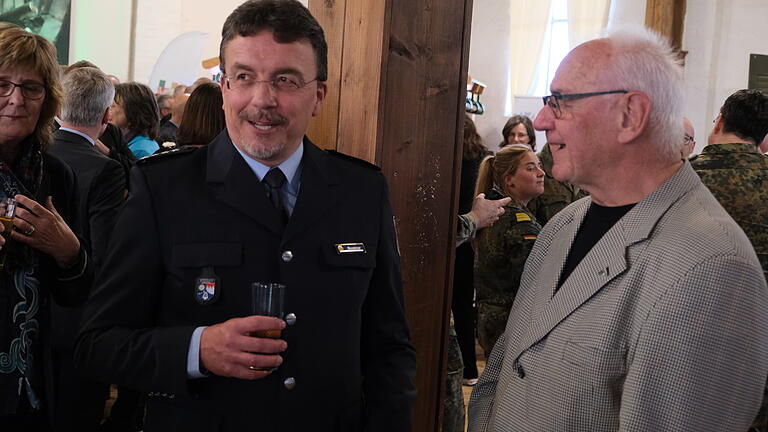 Gute Stimmung herrschte beim Jahresempfang der Infanterieschule.