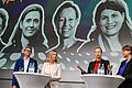 Sie standen den Fragen des Moderatoren-Teams Rede und Antwort (von links): Martin Heilig (Grüne), Judith Roth-Jörg (CSU), Eva von Vietinghoff-Scheel (SPD) und Claudia Stamm (parteilos).