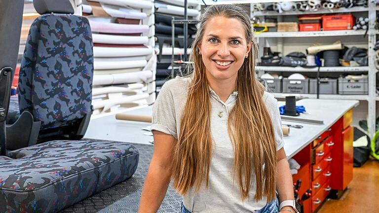 Anna Meusert, Geschäftsführerin von Planen Wehner in Schweinfurt Anna Meusert, Geschäftsführerin von Planen Wehner in Schweinfurt