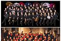 Das norditalienische Ensemble Chorus (oben) und der Würzburger Chor Voices treten gemeinsam zugunsten der Stiftung „Forschung hilft“ auf.