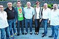 Der alte ist auch der neue Vorstand beim ESC Haßfurt. Die vier Bereiche werden (von links) geleitet von Jens Amarell, Holger Endres, Martin Reichert, Andreas Kurz, Maria Hess, Uwe Marx und Maik Richter.