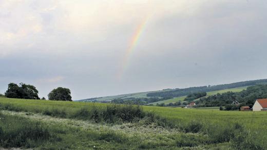 Zwölf Grundstücke: Noch endet der Weg am Kolmberg in Oberstreu an der grünen Wiese. Nach dem Beschluss zur Aufstellung eines Bebauungsplans im März wurde jetzt die Kostenschätzung vorgelegt. Zwölf Grundstücke: Noch endet der Weg am Kolmberg in Oberstreu an der grünen Wiese. Nach dem Beschluss zur Aufstellung eines Bebauungsplans im März wurde jetzt die Kostenschätzung vorgelegt.