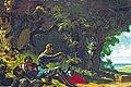 Nach Cervantes: Don Quijote und Sancho Pansa, rastend, 1875/80.