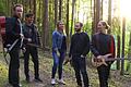 Das sind die Jungs (plus Sängerin), die den Sound von Jonny Cash in die Rhön bringen wollen. Von links: Julian Rocco (Gesang, Gitarre), Thorsten Griebel (E-Gitarre),  Christina Reubelt (Gesang),  Florian Horbelt (Drums) und Olek Frisch am Bass.