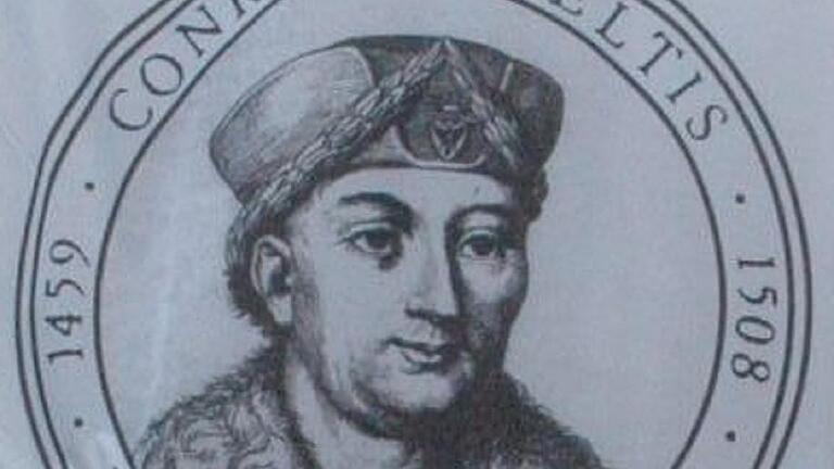 Porträt von Conrad Celtis.