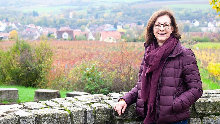 Einer der Lieblingsplätze von Susanne Knof ist die Kanzel mit tollem Blick auf Obernbreit.