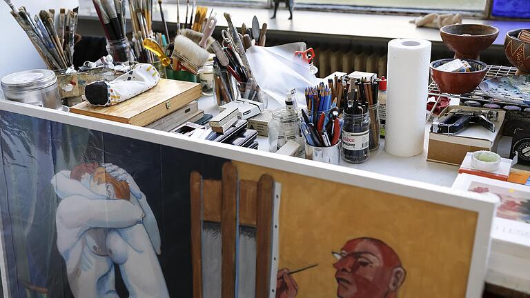 Wie es in einem Künstleratelier aussieht können Kunstinteressierte am Wochenende bei den 'Tagen des offenen Ateliers' erfahren.