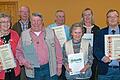 Der Gartenbauverein Obertheres ehrte in der Hauptversammlung treue Mitglieder. Unser Bild zeigt (von links) Vorsitzenden Manfred Dohles, Gerlinde Landauer, Siegfried Stingl, Hilmar Hahn, Alfons Nastvogel, Charlotte Eisemann, Karin Basel, Ewald Vogel und Friedrich Langenbach.