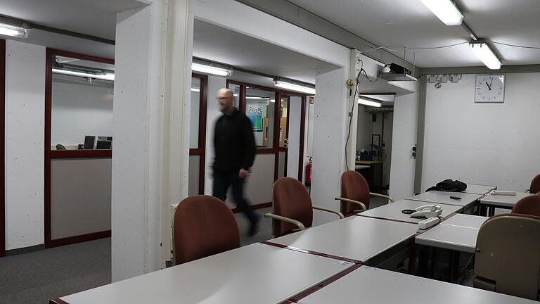 Erstaunlich unspektakulär: Der Bunker im Keller des Kitzinger Landratsamts war nie als öffentlicher Schutzraum konzipiert. Erstaunlich unspektakulär: Der Bunker im Keller des Kitzinger Landratsamts war nie als öffentlicher Schutzraum konzipiert.