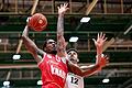 Baskets-Neuzugang Darius Perry (am Ball) setzt sich gegen Istanbuls Canberk Vogel durch.