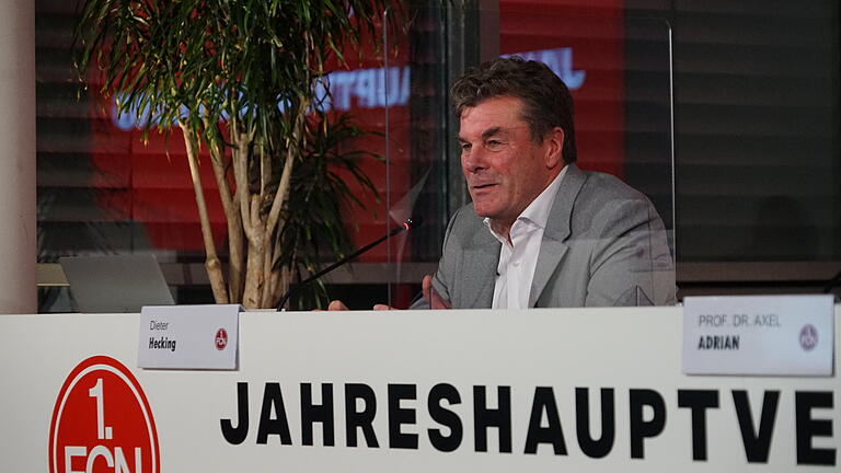 Will eine positivere Grundhaltung zum 1. FC Nürnberg erreichen: Sportvorstand Dieter Hecking. Will eine positivere Grundhaltung zum 1. FC Nürnberg erreichen: Sportvorstand Dieter Hecking.
