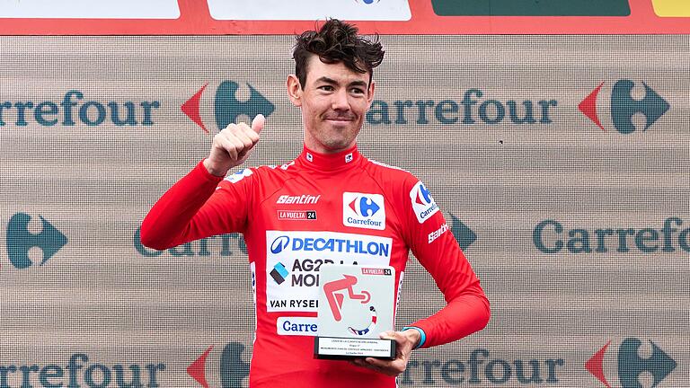 UCI WorldTour - Vuelta a España       -  Ben O'Connor hat sich sein 13. Rotes Trikot abgeholt.