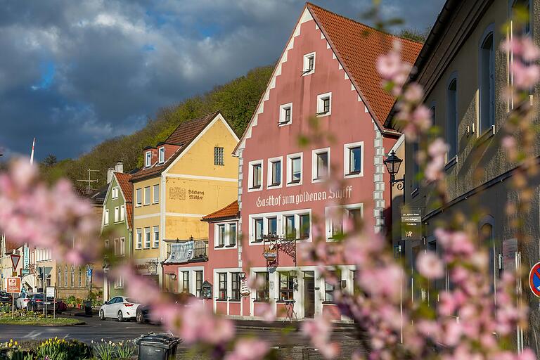 Häuserzeile in Marktbreit.