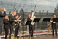 „German Brass“ beim Auftaktkonzert des Musikfests auf Schloss Weikersheim.&nbsp;