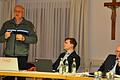 Oberforstrat Andreas Leyrer (AELF Schweinfurt, von links), Südwerk-Chef Manuel Zeller-Bosse und Bürgermeister Markus Oppelt informierten den Gemeinderat zum geplanten Solarpark Lichtenstein.