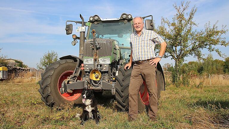 Hans Plate, Direktkandidat der Grünen für die Landtagswahl im Stimmkreis Kitzingen, ist Bio-Landwirt aus Passion.