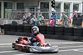 Driften im Kart: Bei der Ferienspaßaktion auf dem Steigerwald Motodrom erlebten elf Jungen und ein Mädchen in den Kurven pures Rennvergnügen.
