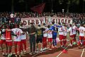 Pure Emotionen: Der 5:2-Sieg im Derby beim FC 05 Schweinfurt war für Spieler und Fans der Würzburger Kickers der Höhepunkt im Jahr 2022.