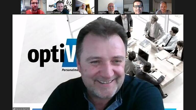 Plant schon für die neue Saison: ERV-Sportleiter Gerald Zettner (vorne), hier bei einem Online-Meeting im Jahr 2021. Plant schon für die neue Saison: ERV-Sportleiter Gerald Zettner (vorne), hier bei einem Online-Meeting im Jahr 2021.