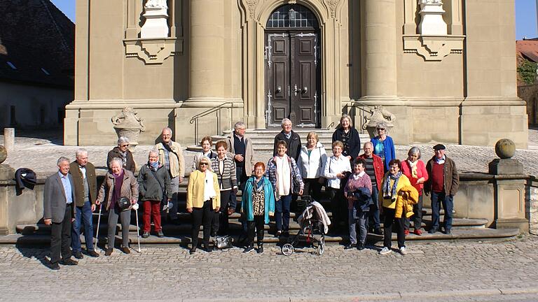 CSU-Senioren-Union besucht die St. Mauritius Kirche in Wiesentheid.