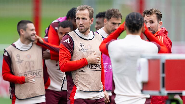 Training FC Bayern München       -  Harry Kane kehrt nach England zurück.