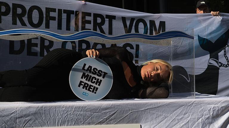 Sängerin Sarah Connor protestiert mit Peta       -  Peta fordert Tui auf keine Tickets mehr für Zoos mit Orca-Haltung zu verkaufen.