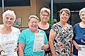 Unser Bild zeigt die Geehrten (von links) Otmar und Maria Seidl (jeweils 60 Jahre), Christa Hrubesch (60 Jahre), Gabriele Kanz (50 Jahre) Vorsitzende Gudrun Dax, Maria Schmid (60 Jahre) und Heidemarie Martin (60 Jahre).       -  Unser Bild zeigt die Geehrten (von links) Otmar und Maria Seidl (jeweils 60 Jahre), Christa Hrubesch (60 Jahre), Gabriele Kanz (50 Jahre) Vorsitzende Gudrun Dax, Maria Schmid (60 Jahre) und Heidemarie Martin (60 Jahre).