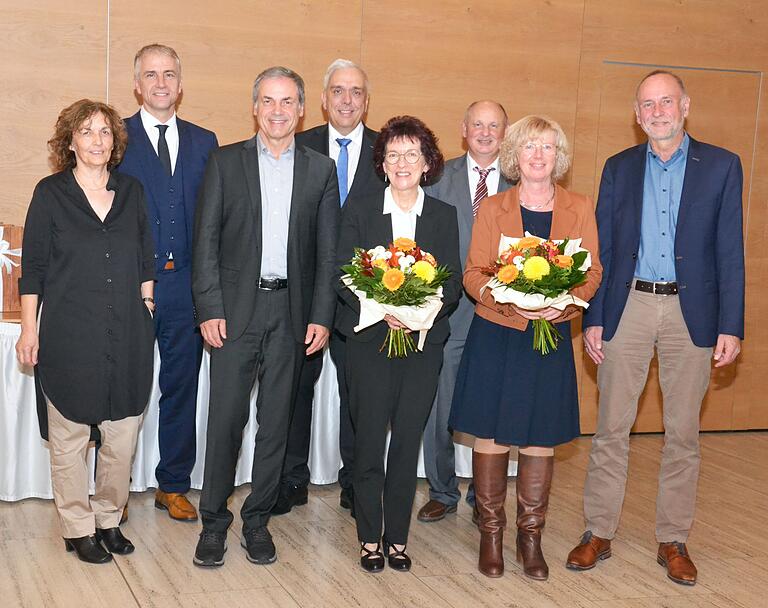 Wurden für 45 Jahre bei der Raiffeisenbank geehrt.&nbsp;&nbsp;