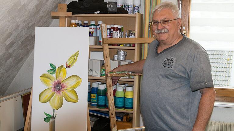 Winfried Pastuschka in seinem Atelier