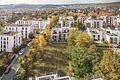 Ansicht auf die Freifläche an der Franz- Brentano- Straße: Hier soll nun ein kleinerer Spielplatz entstehen.