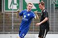 Jubel nach dem Tor zum 3:0: Schütze Tobias Rudolph vom Würzburger FV 04 II ist merklich gut gelaunt, sein Gegenspieler Noah Steiner (rechts) vom FV Stetten-Binsfeld-Müdesheim indes weniger.