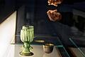 Literaturarchiv Marbach       -  Inspirationsquelle? Weingläser aus dem Nachlass von Friedrich Schiller in einer Vitrine des Schiller-Nationalmuseums.