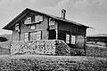 Die Kissinger Hütte nach der Verlegung des Eingangs im Jahr 1924.