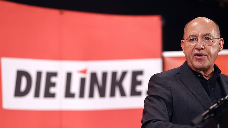 Politischer Aschermittwoch in Bayern - Linke       -  Gysi beim politischen Aschermittwoch.