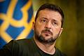 Ukrainischer Präsident Selenskyj       -  Selenskyj stellt neue ukrainische Waffe vor.