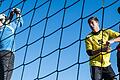 Ralf Löhler, Torwart des TSV Stetten, faustet nach einem Eckball den Ball weg. Später musste er noch drei Gegentreffer hinnehmen.
