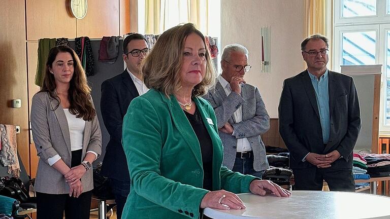Angelika Schleicher hatte die Messe organisiert.