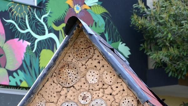 Ein solches Insektenhotel soll auch auf dem LGS-Areal entstehen.