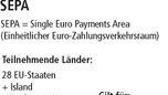 Es wird ernst mit Sepa