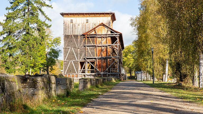 Das Gradierwerk in Bad Kissingen war das erste nördlich der Alpen.