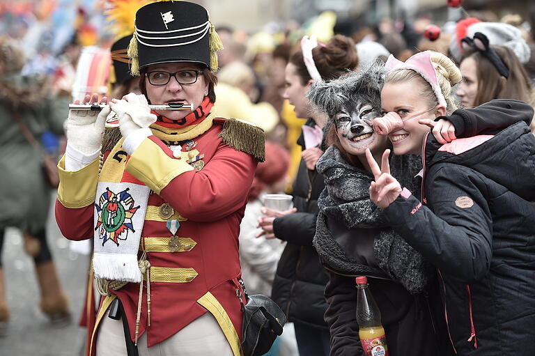 65 000 Besucher kamen vergangenes Jahr zum Würzburger Faschingszug.