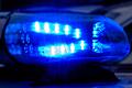 Polizei Blaulicht       -  Ein 56 Jahre alter Motorradfahrer stirbt noch an der Unfallstelle.