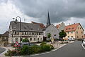 Der hübsch gestaltete Büttharder Marktplatz:&nbsp; Über einen Steinbruch vor der Haustüre wollen die Büttharder nicht mit sich reden lassen.